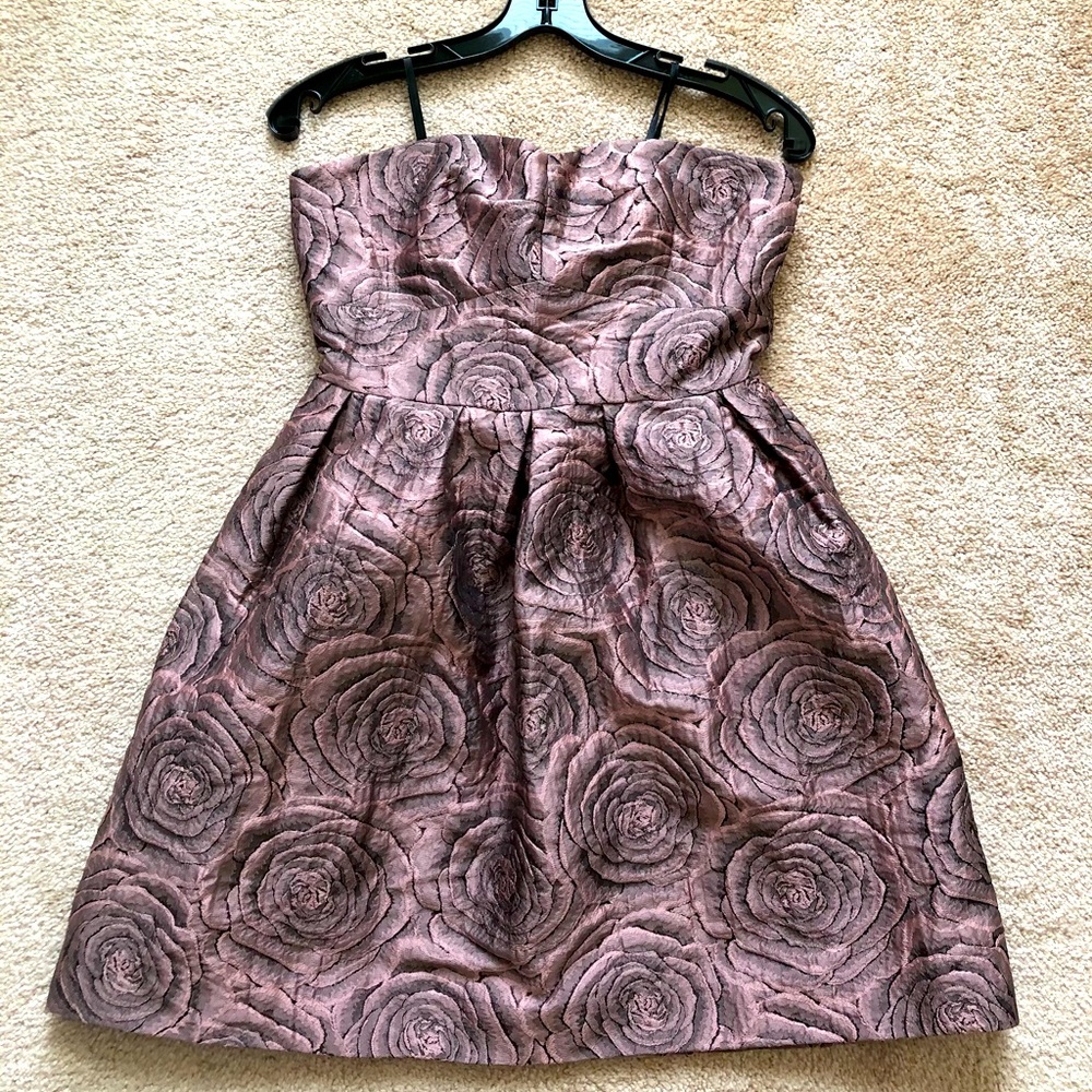 Anthropologie strapless dress
